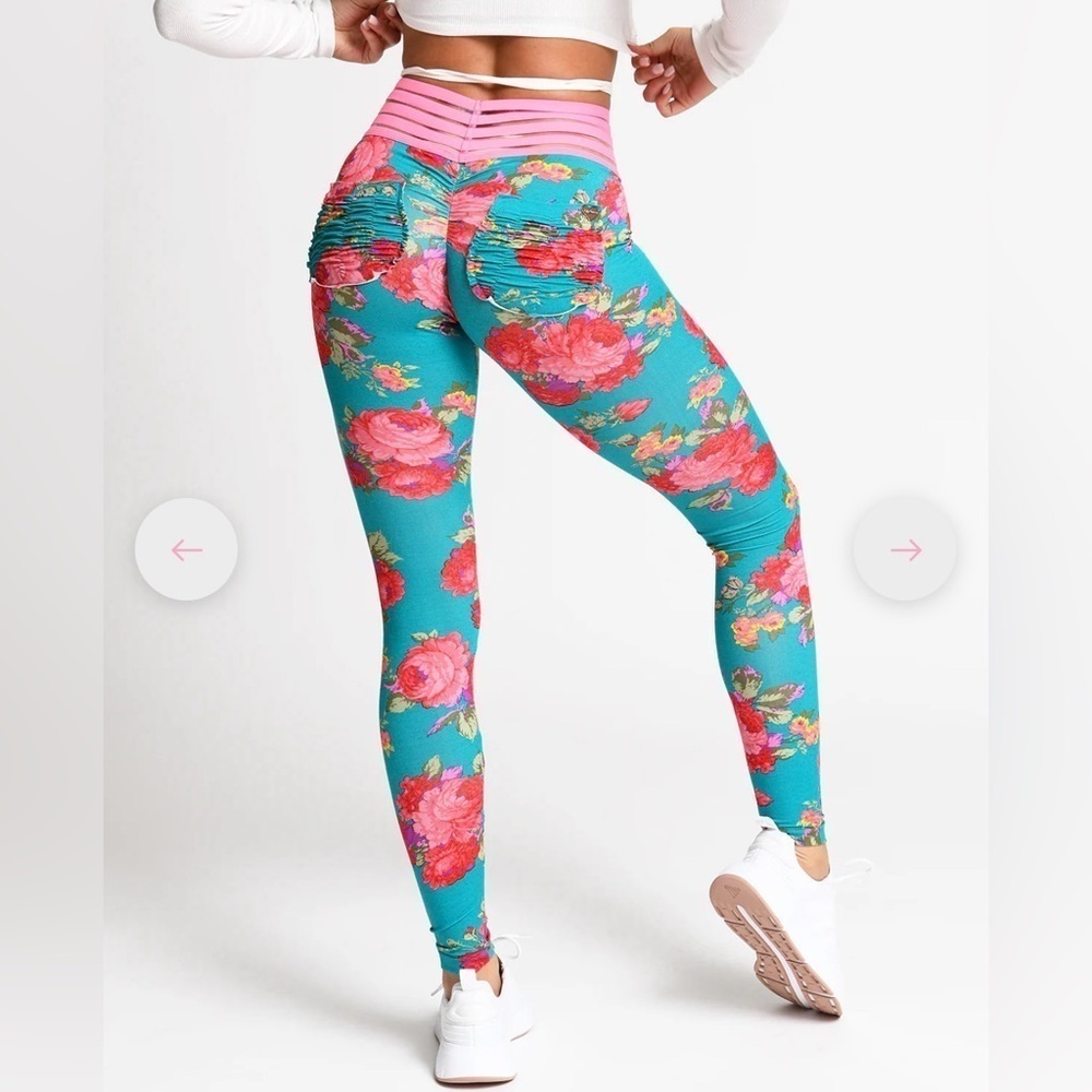 🆕Cute Booty Lounge - Lifestyle cute booty pocket scrunch leggings